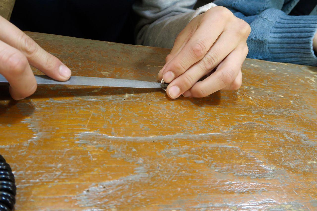 韓国　韓国旅行　旅行　ソウル　ソウル旅行　観光　ソウル観光　韓国観光　ホンデ　弘大　ショッピング　カフェ　指輪　指輪作り　体験　カップル　カップルリング　リング　お揃い　手作り